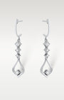 0.12ct Diamond Drop Earrings in 10K White Gold | Frisco, Texas Jewelry Store