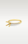 0.24ct Diamond Ring Setting in 18K Yellow Gold | Frisco, Texas Jewelry Store