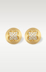 0.35ct Cluster Diamond Stud Earrings in 14K Yellow Gold | Frisco, Texas Jewelry Store