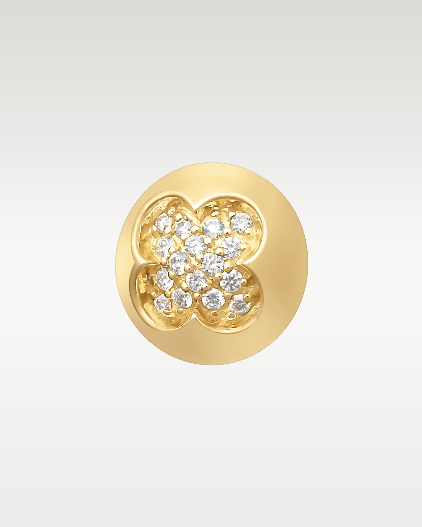 0.35ct Cluster Diamond Stud Earrings in 14K Yellow Gold | Frisco, Texas Jewelry Store