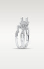 0.44ct Diamond Ring Setting in 14K White Gold | Frisco, Texas Jewelry Store