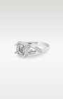 0.50ct Diamond Cushion Halo Ring Setting in 14K White Gold | Frisco, Texas Jewelry Store