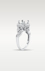 0.50ct Diamond Cushion Halo Ring Setting in 14K White Gold | Frisco, Texas Jewelry Store