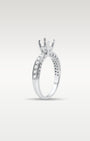 0.75ct Diamond Ring Setting in 14K White Gold | Frisco, Texas Jewelry Store