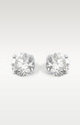 0.75ct Diamond Stud Earrings in 14K White Gold | Frisco, Texas Jewelry Store