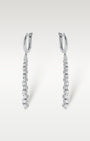 1.02ct Diamond Drop Earrings in 14K White Gold | Frisco, Texas Jewelry Store