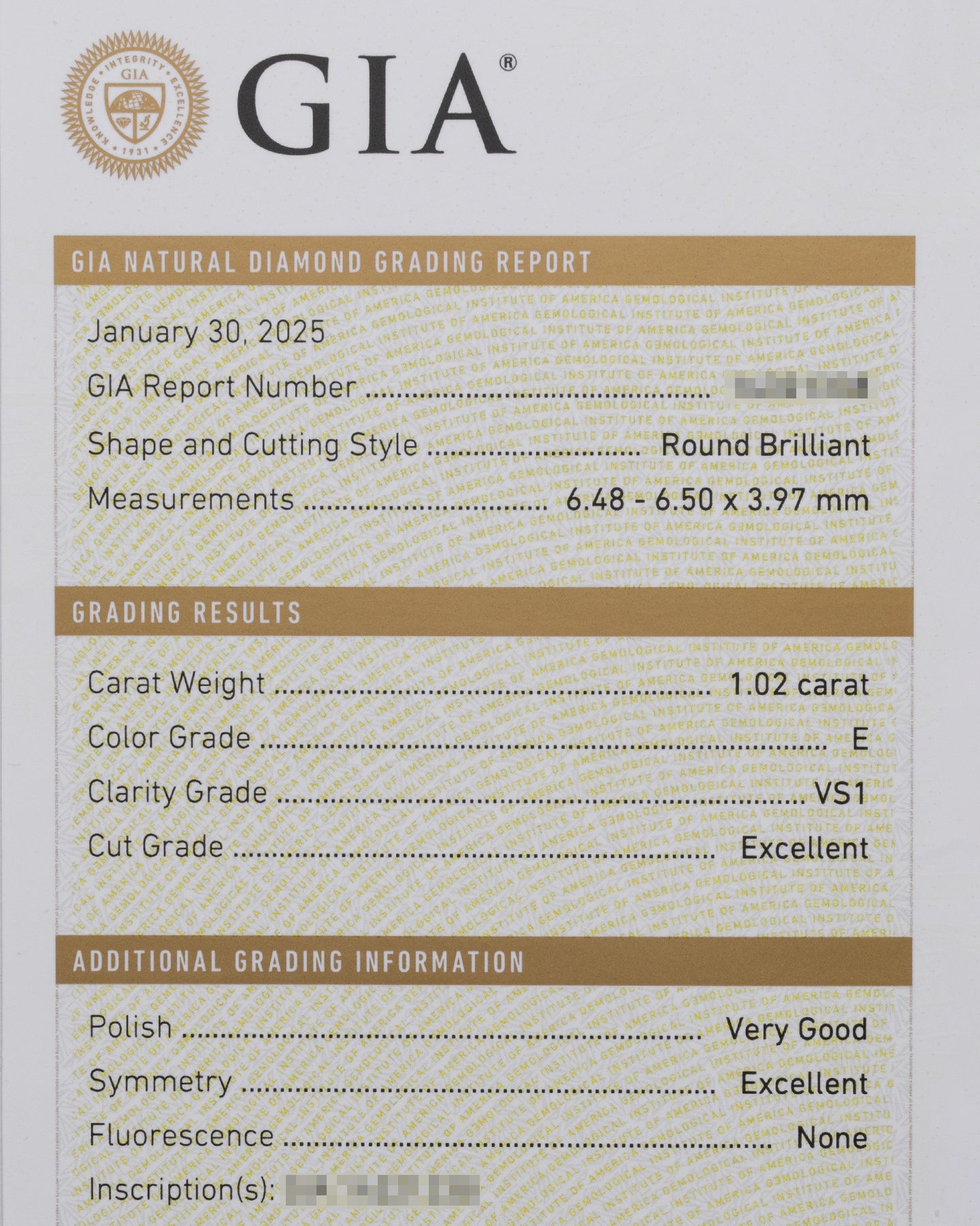 1.02ct Round Diamond | Frisco, Texas Jewelry Store