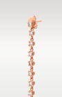 1.80ct Champagne Diamond Dangle Earrings in 14K Rose Gold | Frisco, Texas Jewelry Store