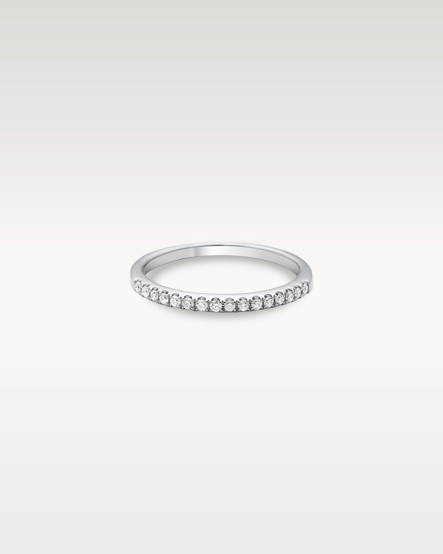 10k White Gold Diamond Line Ring | Noah's Fine Jewelry Frisco, TX