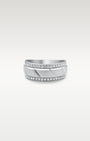 White Gold Diagonal Grooved Diamond Band | Noah's Fine Jewelry Frisco