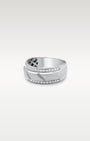 White Gold Diagonal Grooved Diamond Band | Noah's Fine Jewelry Frisco