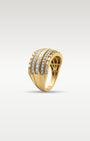 10k Yellow Gold Five Row Diamond Ring | Noah's Fine Jewelry Frisco TX