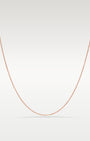 14K Rose Gold Diamond-Cut Cable Chain
