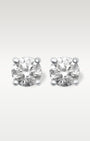 14K White Gold 0.33ct Diamond Stud Earrings | Frisco, Texas Jewelry Store