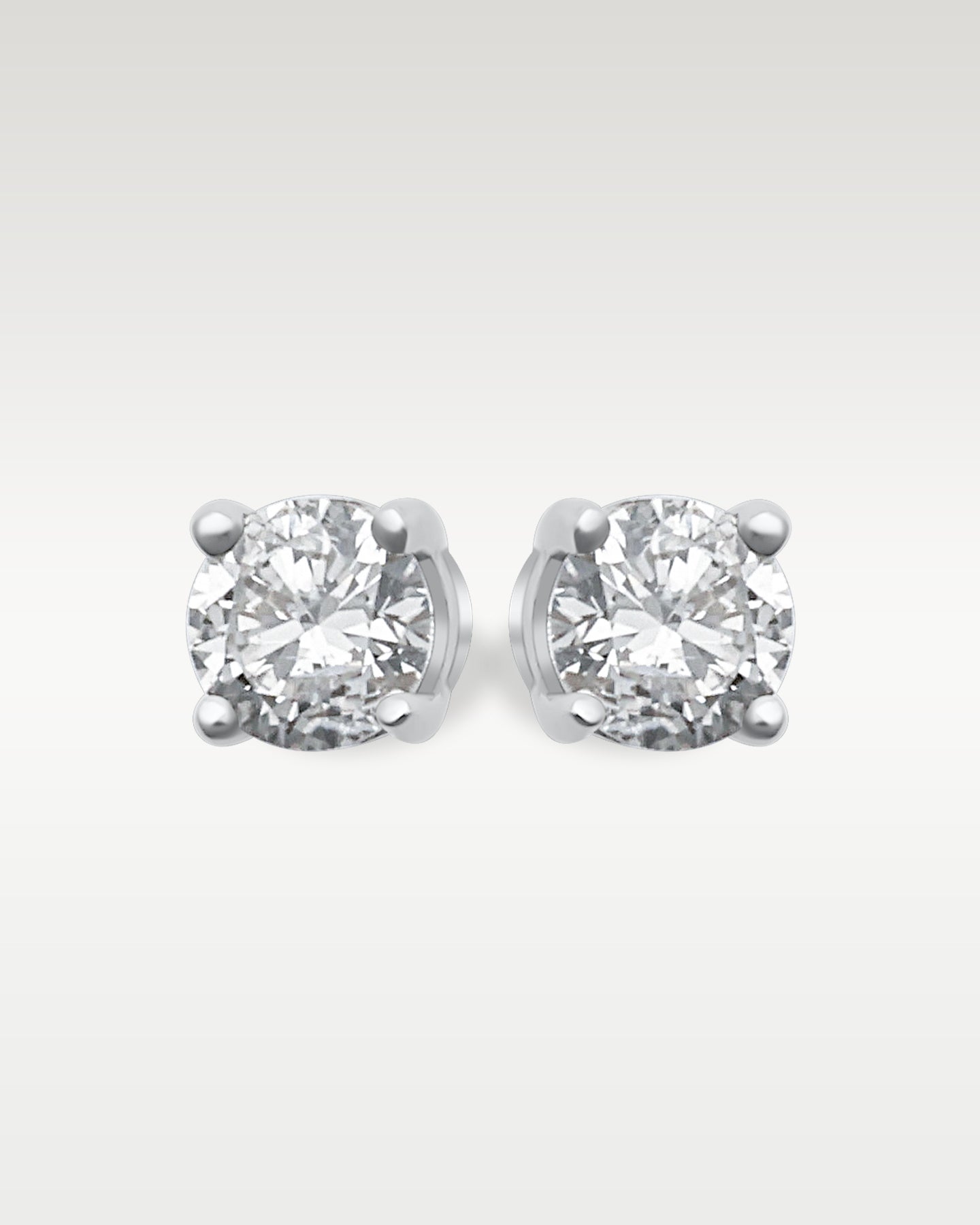 14K White Gold 0.33ct Diamond Stud Earrings | Frisco, Texas Jewelry Store