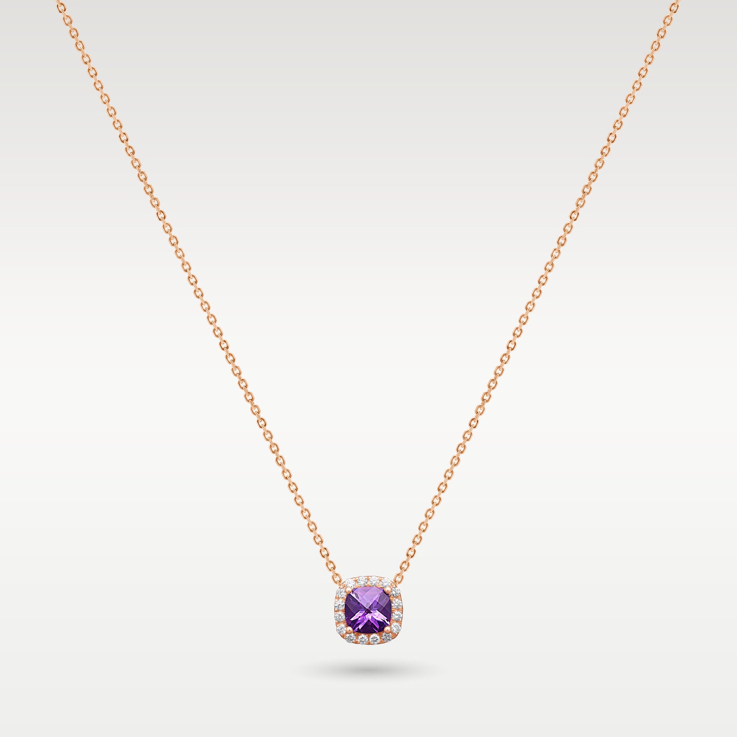 14k Rose Gold 1.00 CT Pendant Necklace | Jewelry Store in Frisco, Texas