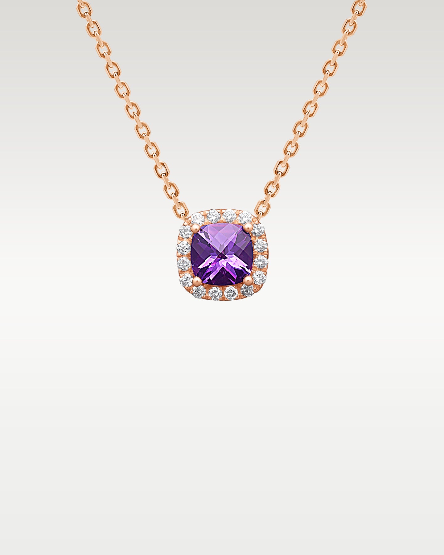 14k Rose Gold 1.00 CT Pendant Necklace | Jewelry Store in Frisco, Texas