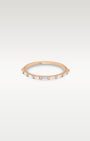 14k Rose Gold Nine Stone Baguette Diamond Band | Noah's Fine Jewelry DFW, Texas