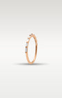 14k Rose Gold Nine Stone Baguette Diamond Band | Noah's Fine Jewelry DFW, Texas