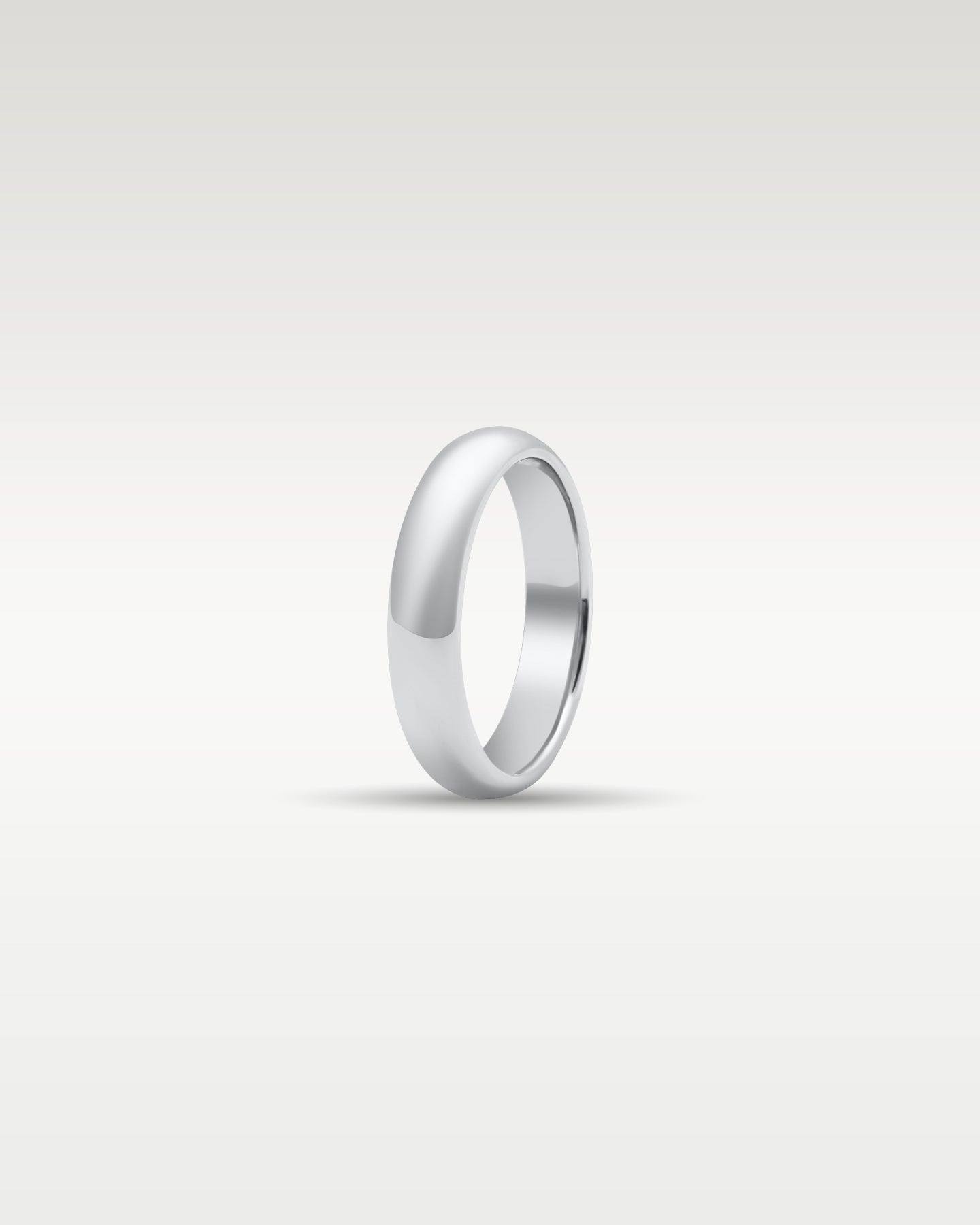 14k White Gold 4mm Comfort Band | Noah's Fine Jewelry Frisco, TX