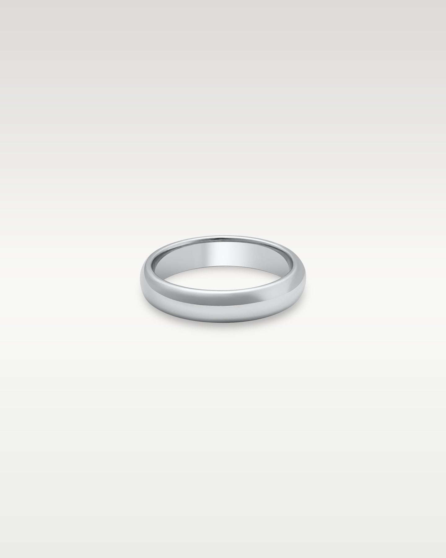 14k White Gold 4mm Comfort Band | Noah's Fine Jewelry Frisco, TX