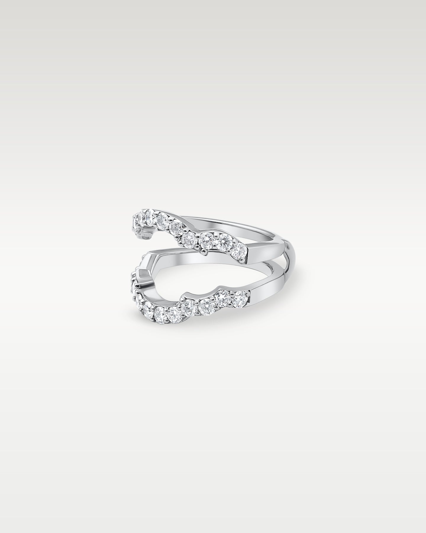 White Gold Diamond Ring Guard | Noah's Fine Jewelry Frisco, Texas