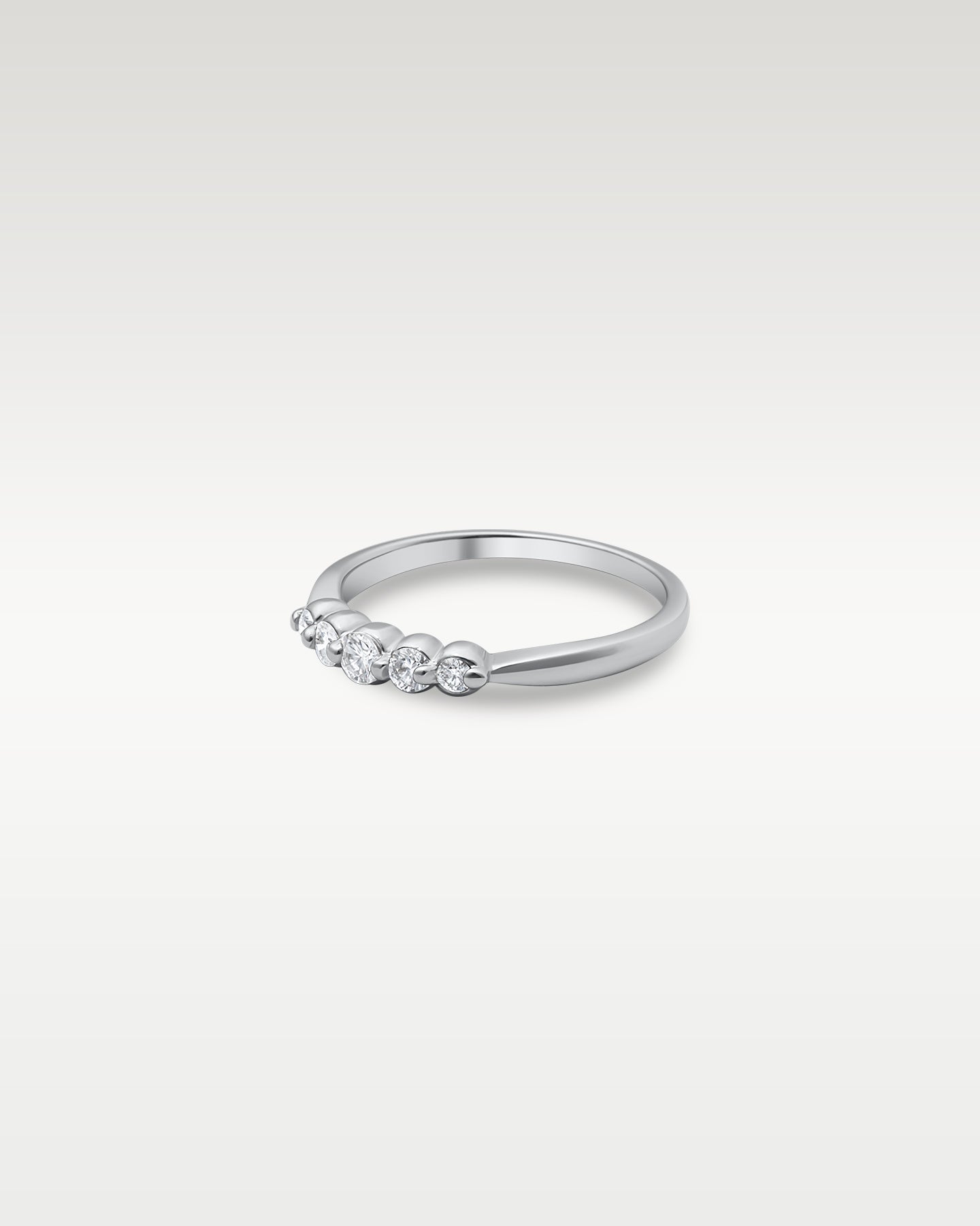 White Gold Five Bubble Diamond Band | Noah's Fine Jewelry Frisco TX