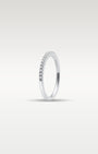 White Gold Half Diamond Band | Noah's Fine Jewelry Firsco TX