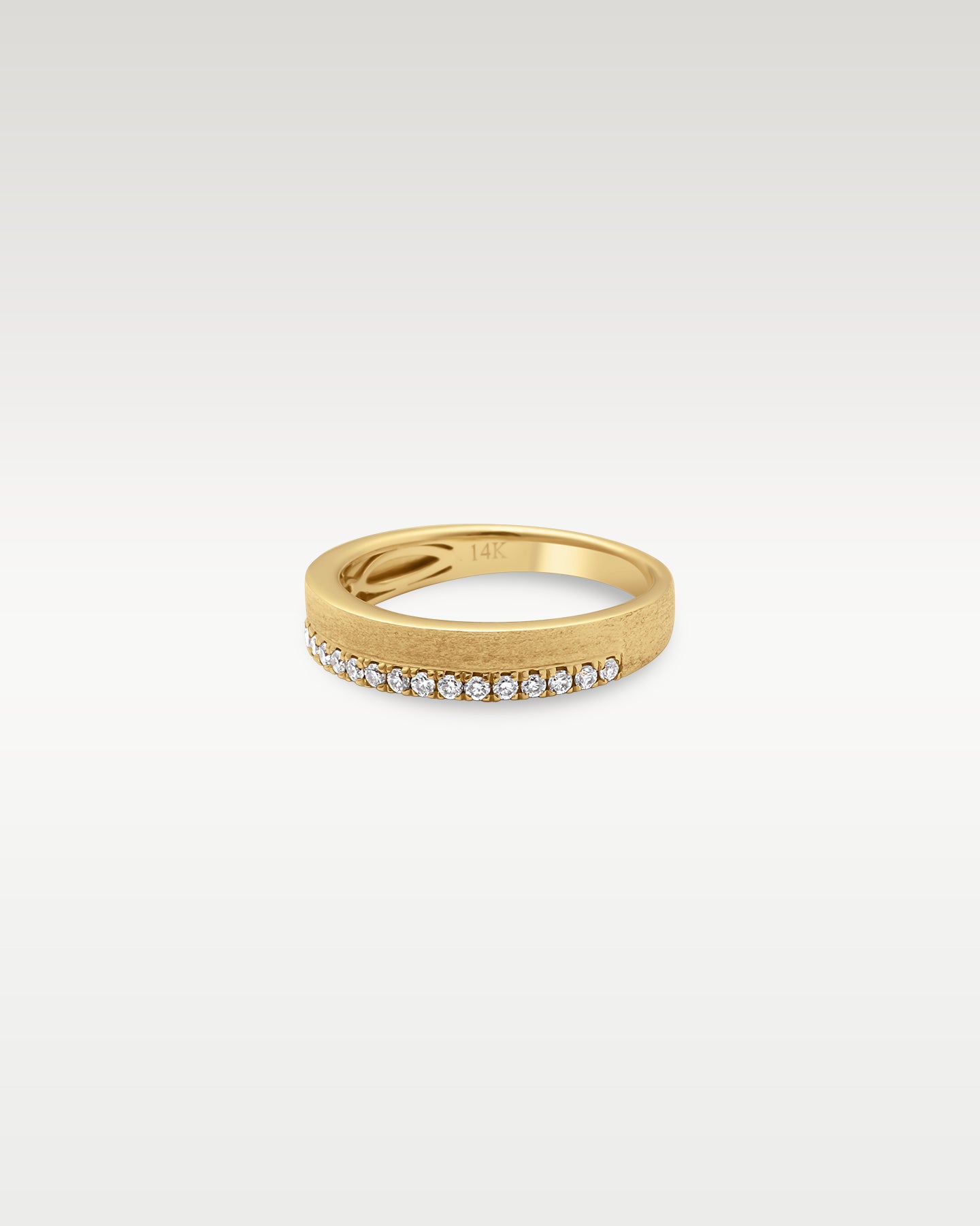 Yellow Gold Diamond Edge Band | Noah's Fine Jewelry Frisco, TX