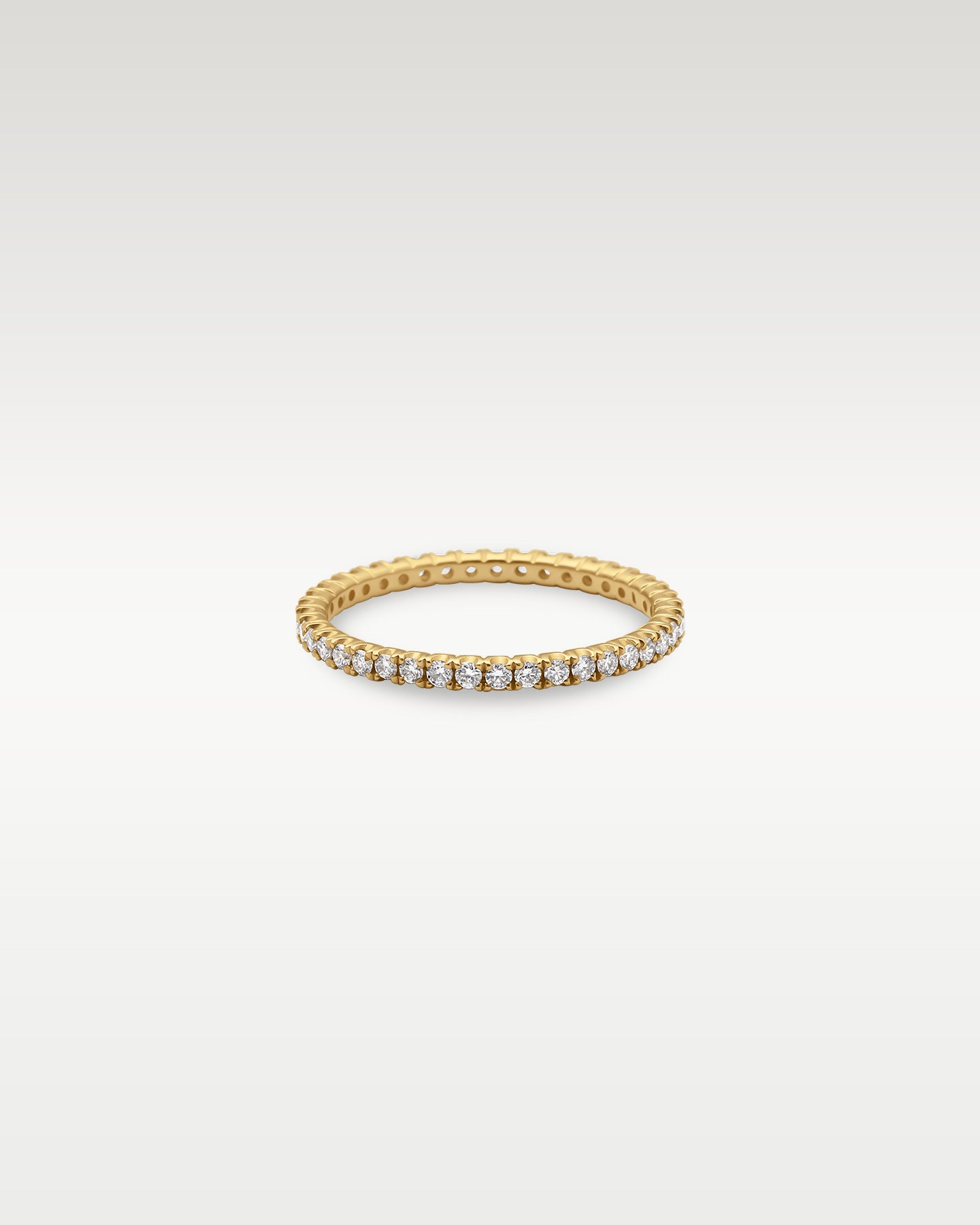 14k Yellow Gold Diamond Eternity Band | Noah's Fine Jewelry Frisco Texas