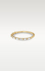14k Yellow Gold Nine Stone Baguette Diamond Band | Noah's Fine Jewelry Frisco, Texas