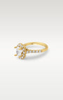 18k Yellow Gold Oval Halo Diamond Ring | Noah's Fine Jewelry Frisco Texas