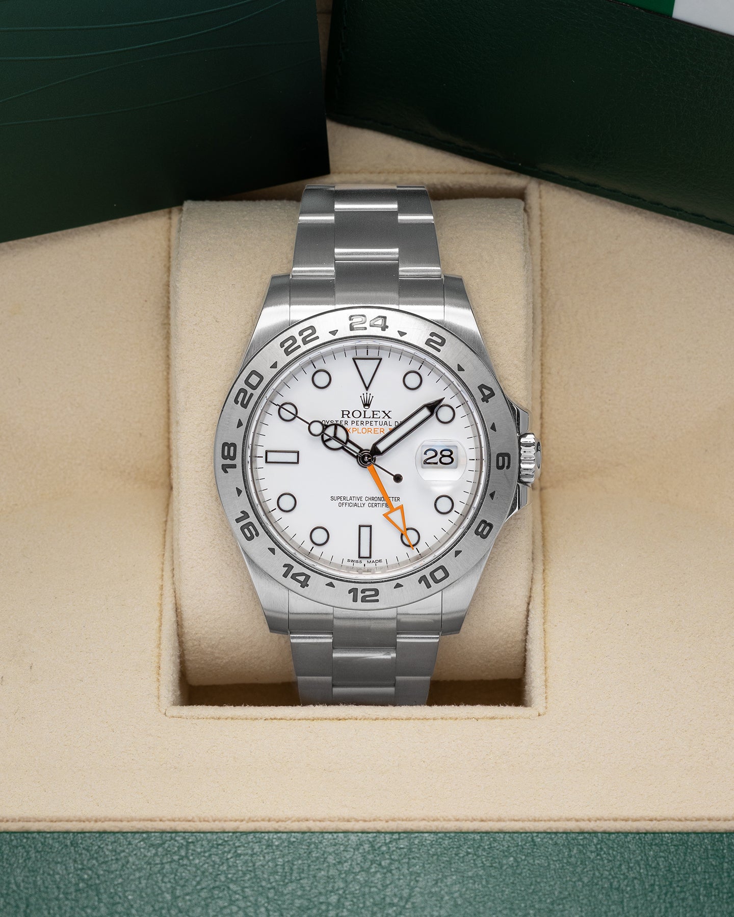 Rolex Explorer II 216570 | Noah's Fine Watches Frisco Texas