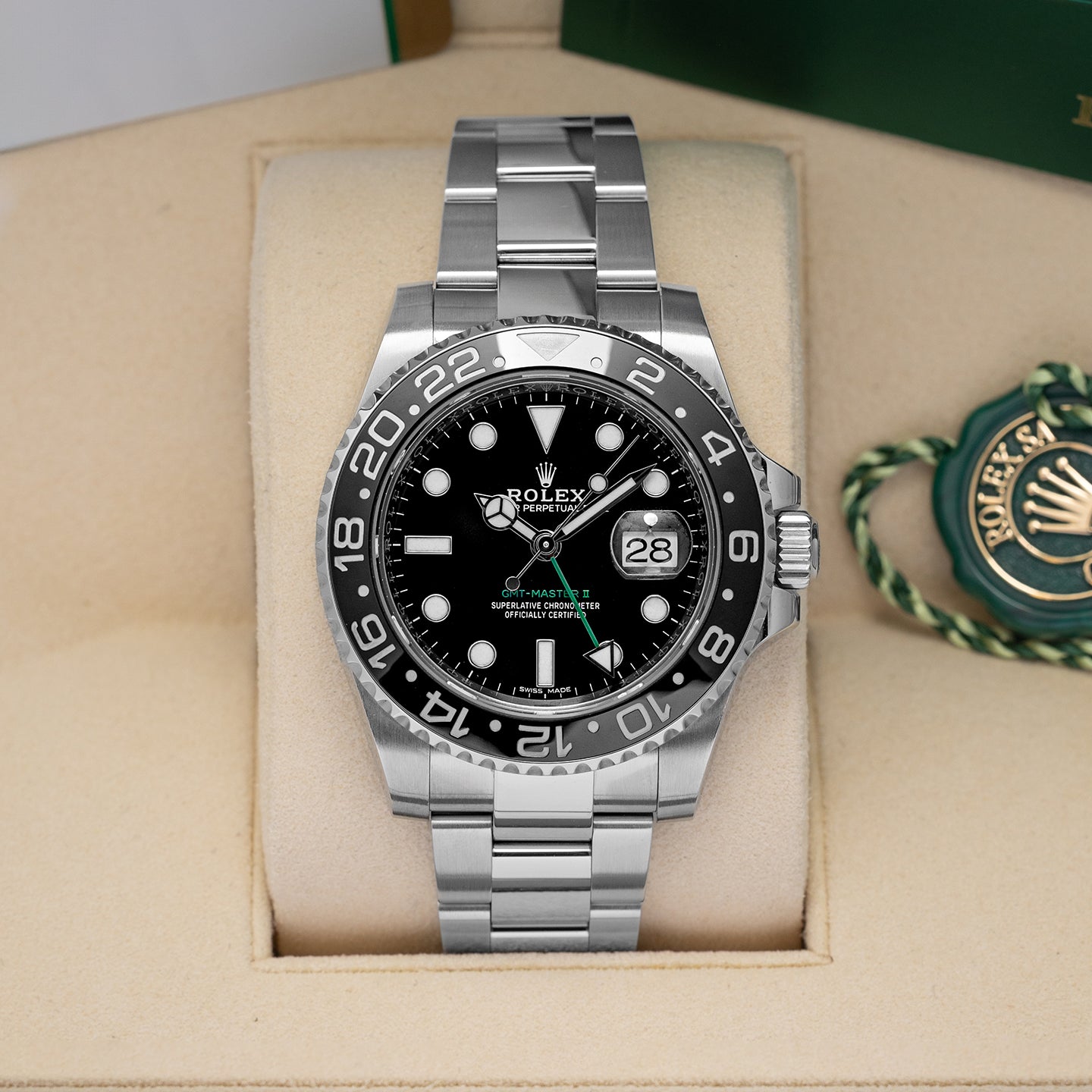 2019 Rolex GMT-Master II 116710LN | Noah's fine Watches Dallas, Texas