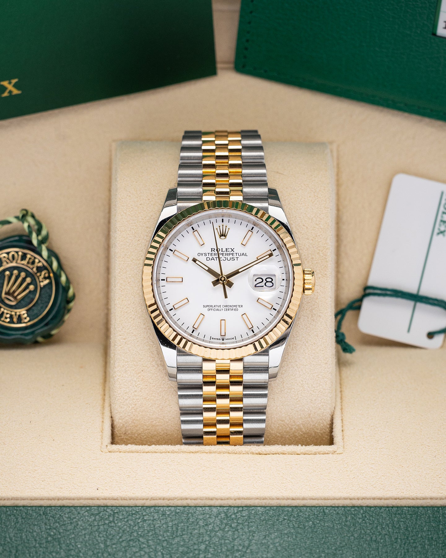 Yellow Rolesor Rolex Datejust 126333 Watch | Noah's Fine Watches and Jewelry Dallas