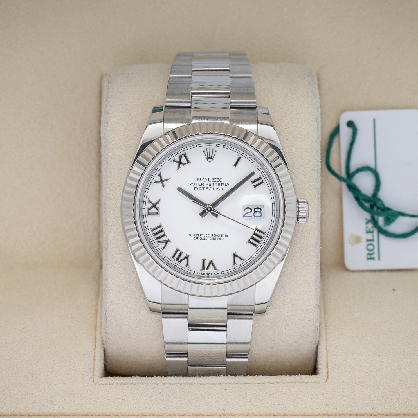 2020 Steel White Rolex Datejust 126334 Watch | Noah's Fine Watches and Jewelry Dallas