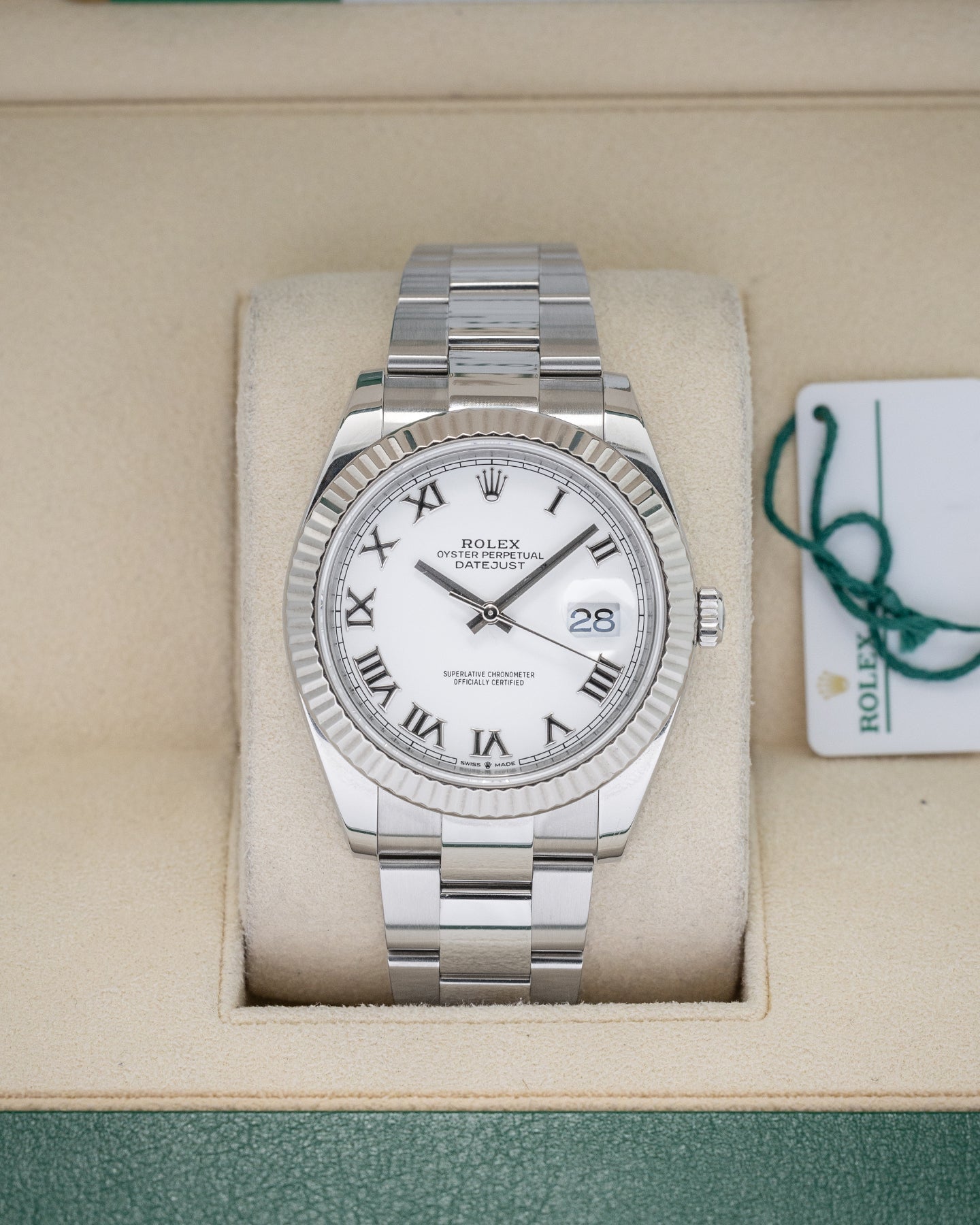 2020 Steel White Rolex Datejust 126334 Watch | Noah's Fine Watches and Jewelry Dallas