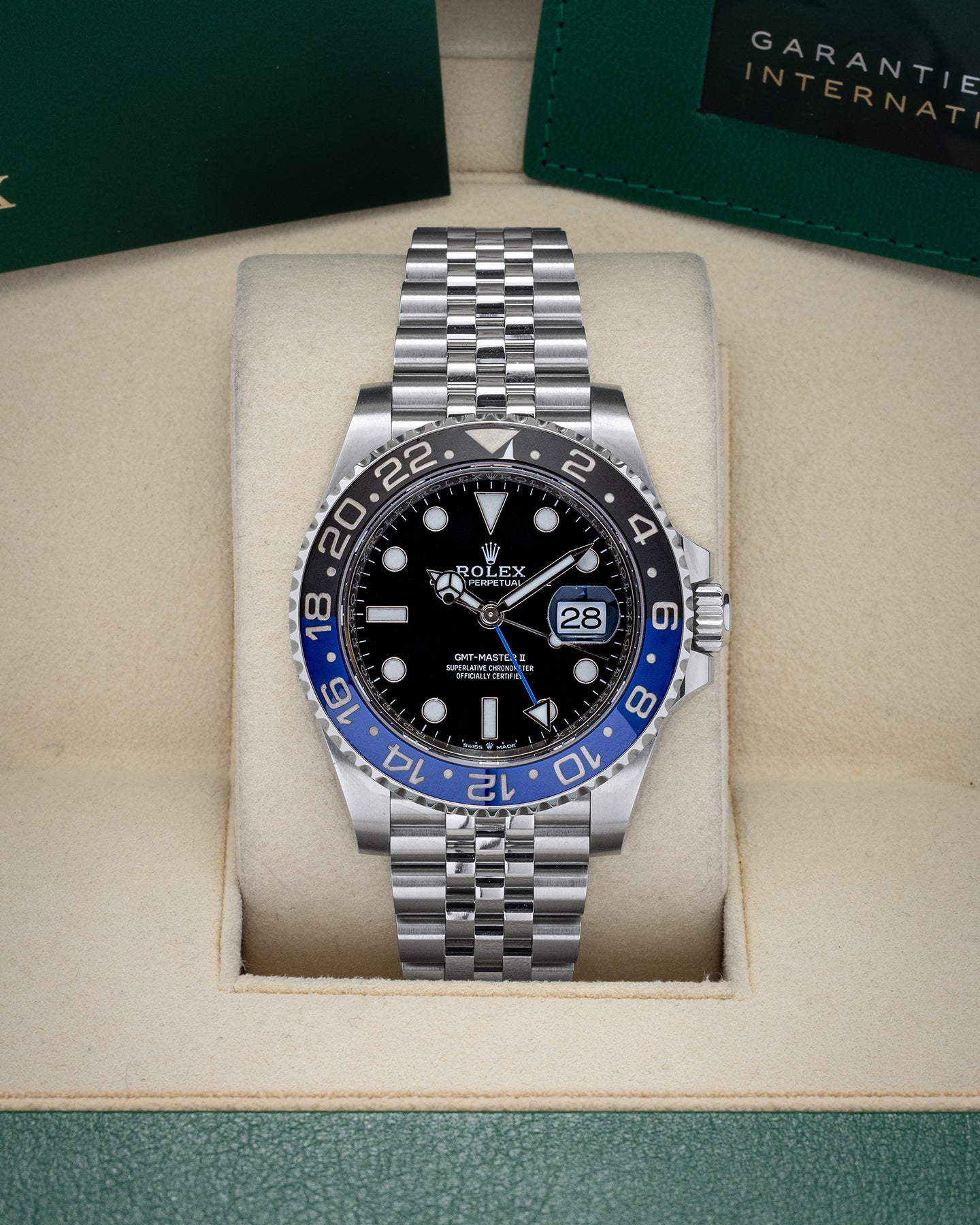 GMT Master II 126710BLNR Batgirl Rolex Watch | Noah's Fine Watches and Jewelry Dallas