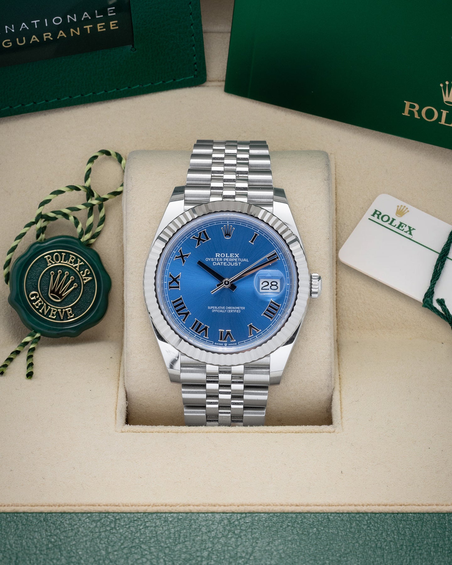 Blue Datejust 126334 Rolex Watch | Noah's Fine Watches and Jewelry Dallas