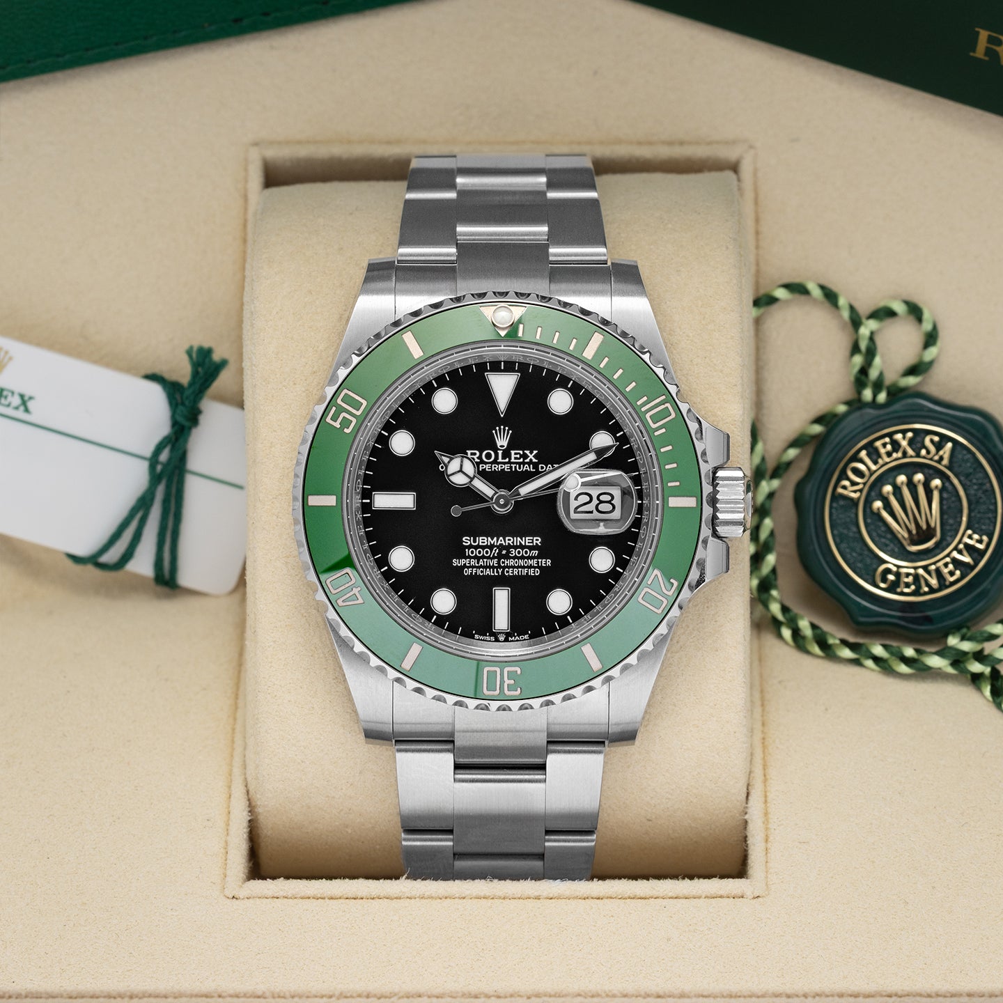 Starbucks Rolex Submariner 126610LV | Noahs Fine Watches Dallas, Texas