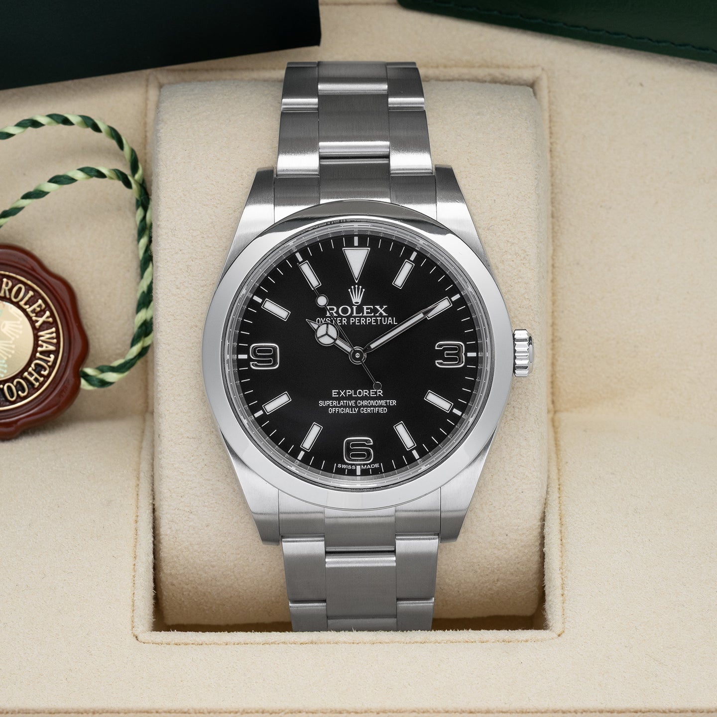 39mm Rolex Explorer 214270 at Noah's Fine Watches & Jewelry in Frisco, Texas