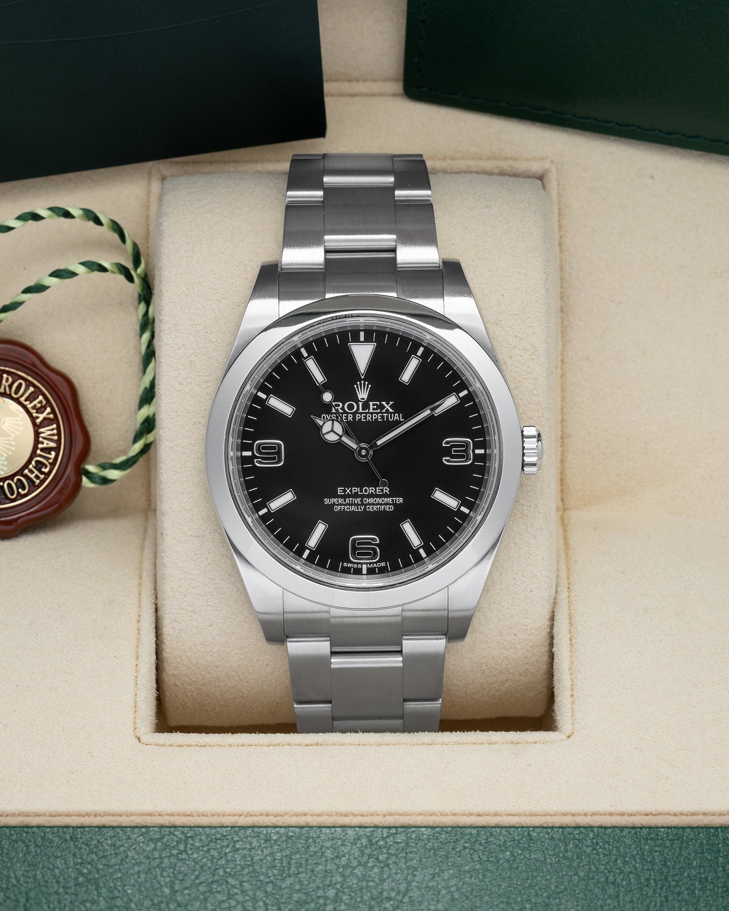 39mm Rolex Explorer 214270 at Noah's Fine Watches & Jewelry in Frisco, Texas