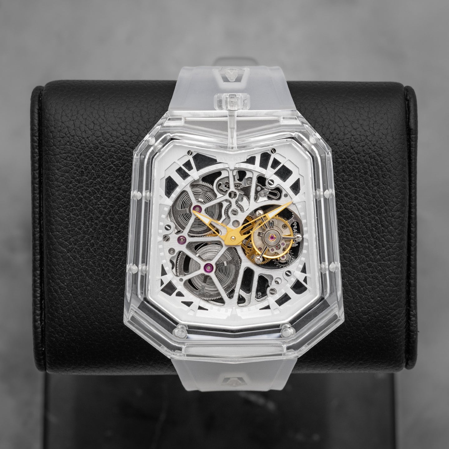 Aventi Pure Sapphire Crystal Tourbillon A11-01 | Noah's Fine Watches Dallas, Texas