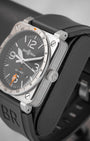 Steel B&R GMT BR03-93 Watch | Noah's Fine Watches and Jewelry Dallas
