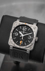 Steel B&R GMT BR03-93 Watch | Noah's Fine Watches and Jewelry Dallas