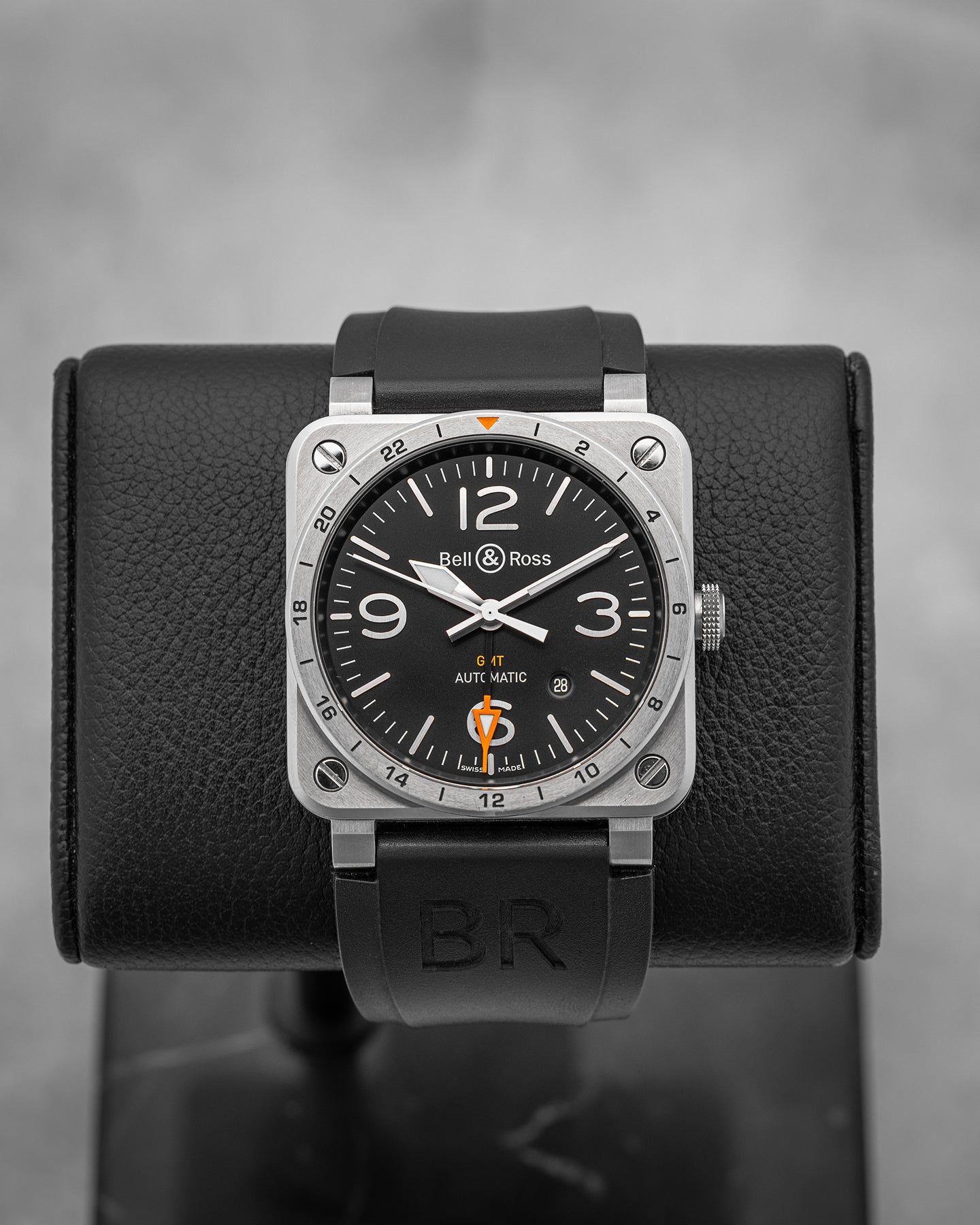 Steel B&R GMT BR03-93 Watch | Noah's Fine Watches and Jewelry Dallas