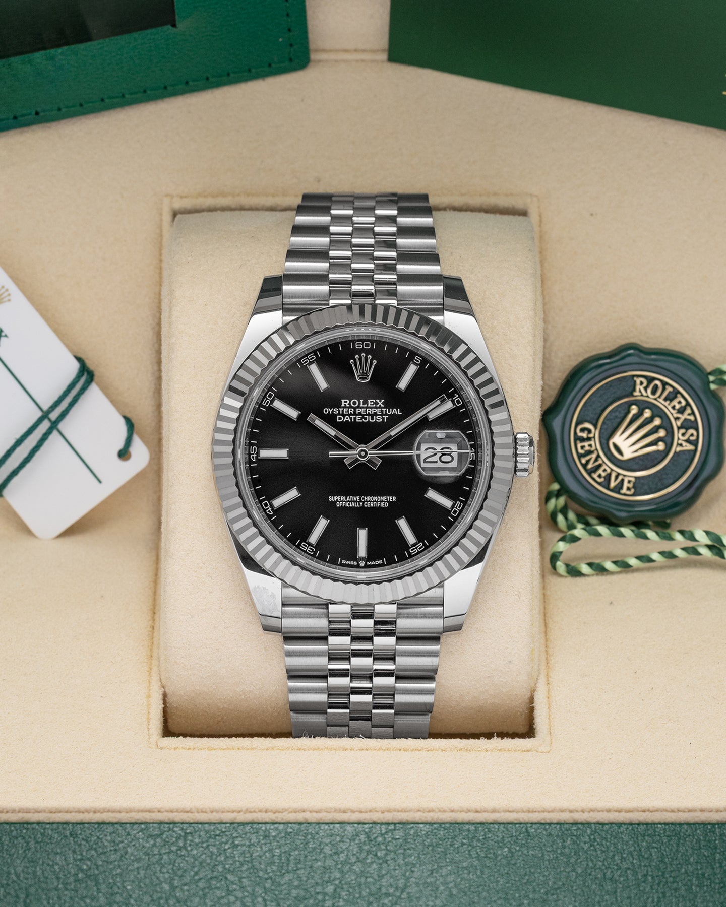 Black Index Rolex Datejust 126334 | Noah's Fine Watches Frisco, TX