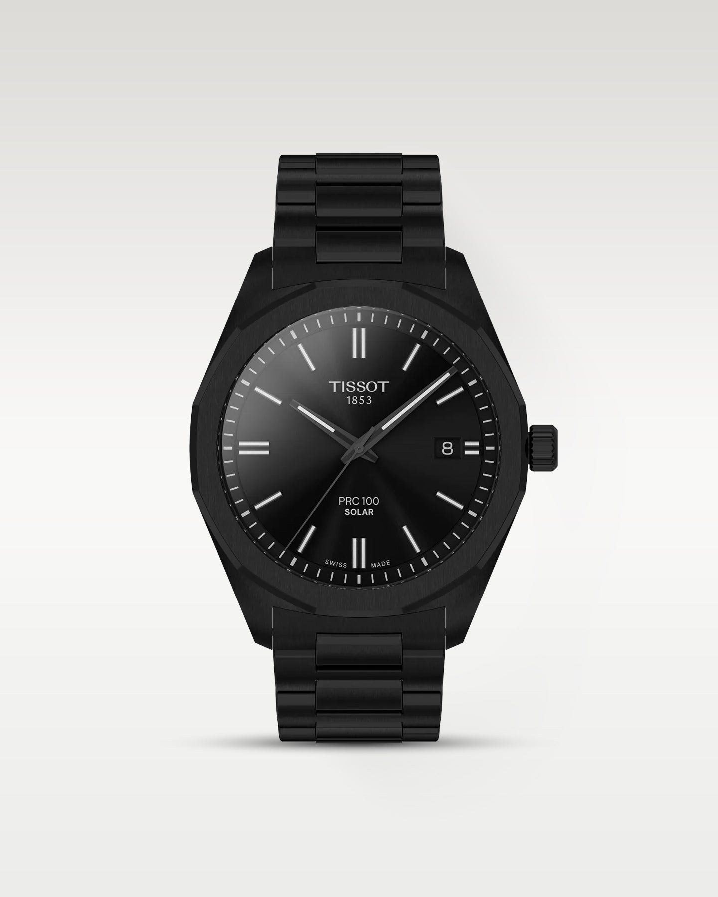 Black PVD Coated Tissot PRC 100 Solar T151.422.33.051.00 | Noah's Fine Watches