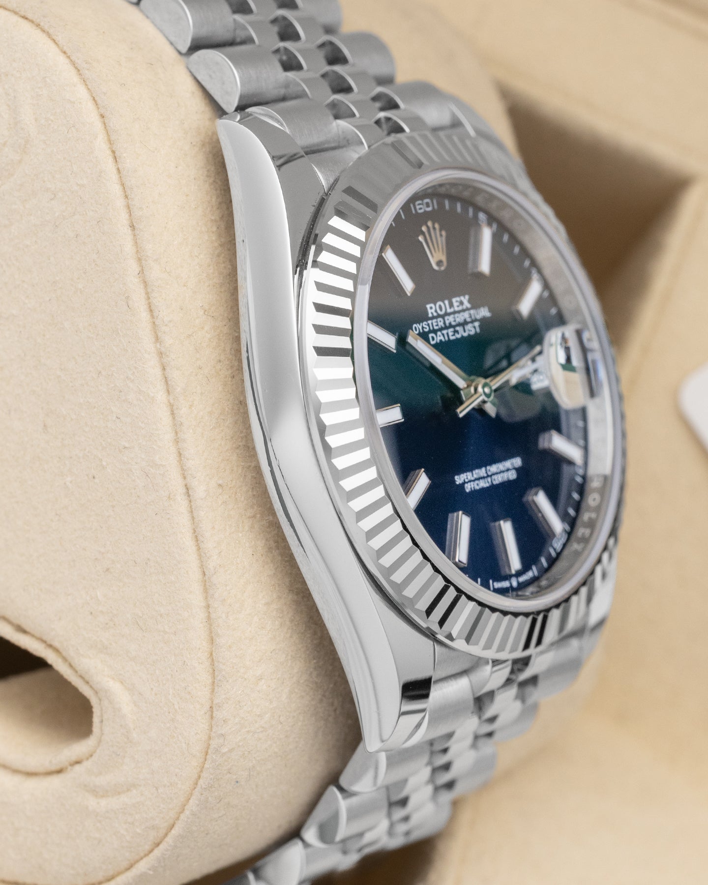 Blue Index Rolex Datejust 126334 | Noah's Fine Watches & Jewelry Dallas, TX