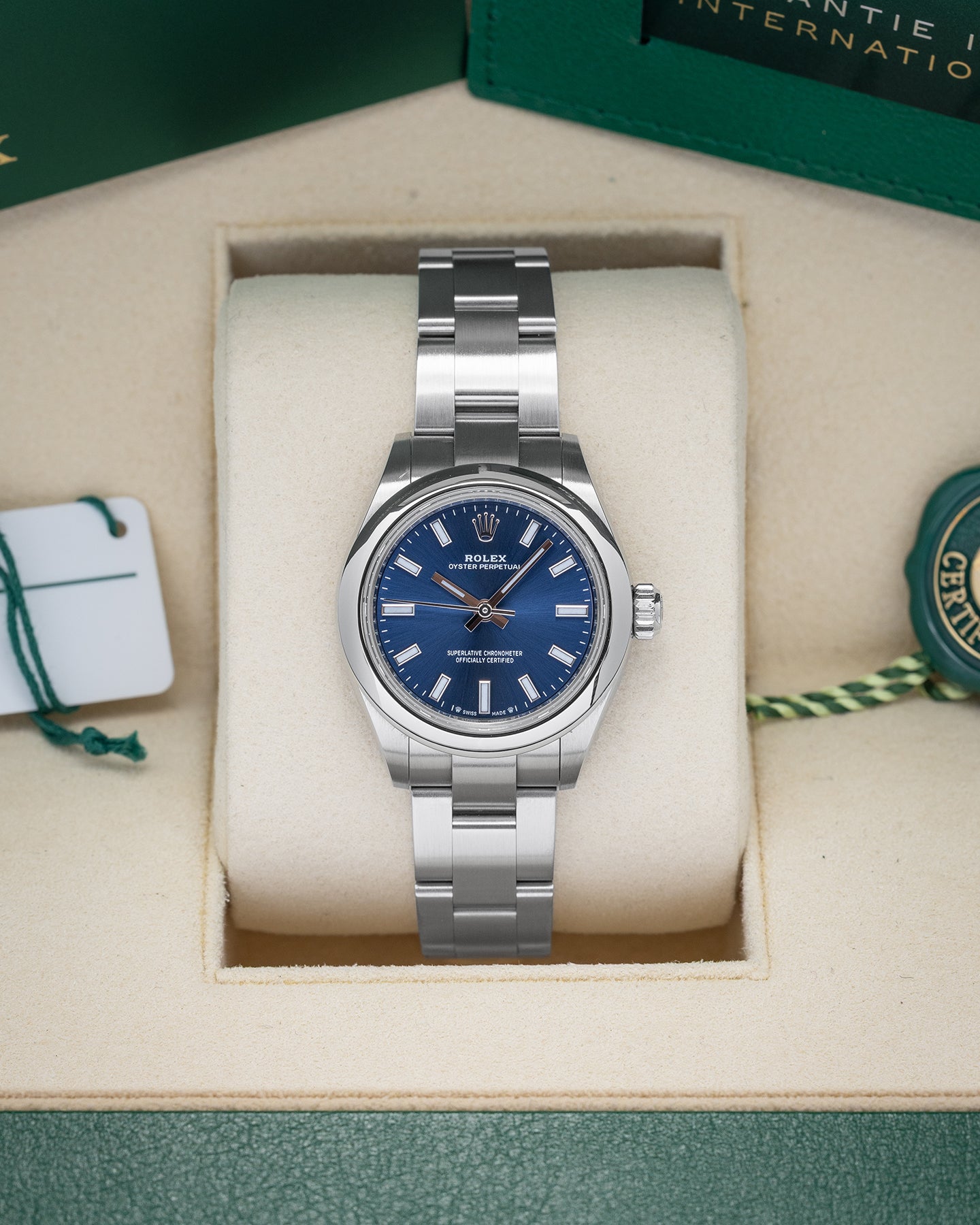 Blue Index Rolex Oyster Perpetual 276200 | Noah's Fine Watches